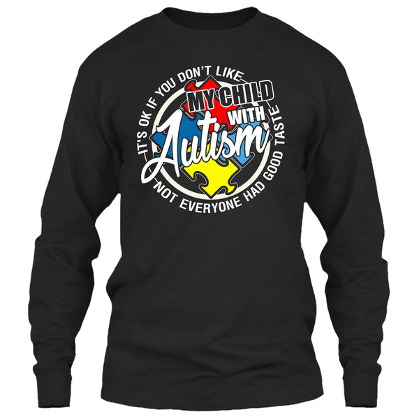 My Child With Autism T Shirt, I'm A Autism Mom T Shirt