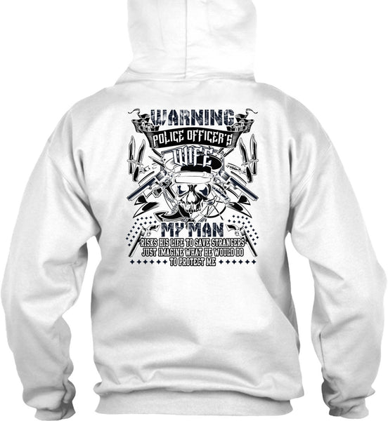 Police Officer's Wife T Shirt, I Love Husband T Shirt