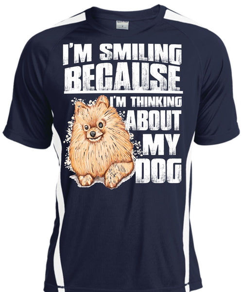 I'm Thinking About My Dog T Shirt, I'm Smiling T Shirt, Cool Shirt