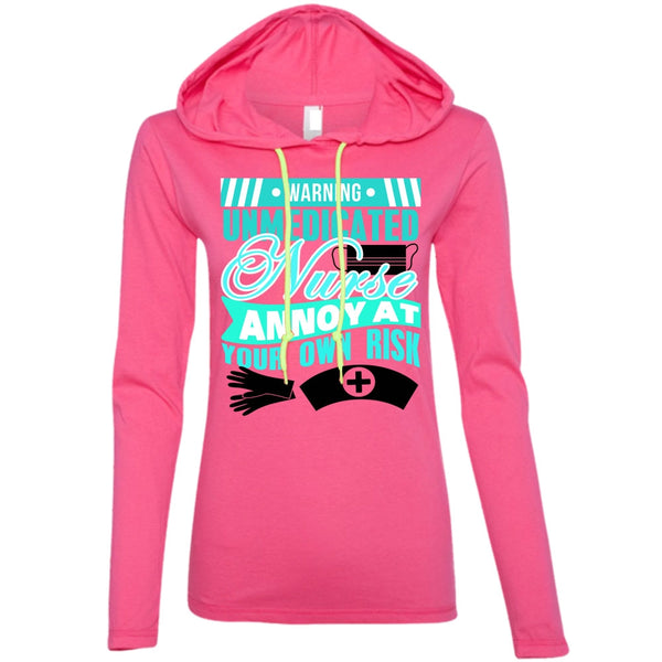 Warning Unmedicated Nurse T Shirt, I Love Nursing T Shirt, Awesome T-Shirts