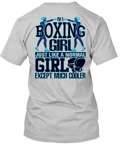I'm A Boxing Girl T Shirt, I Love Boxer T Shirt