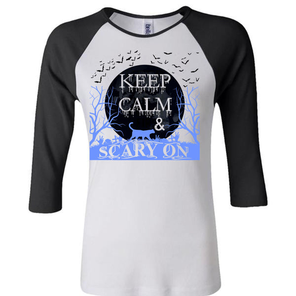Keep Calm And Scary On T Shirt, Wait For Halloween T Shirt, Awesome T-Shirts