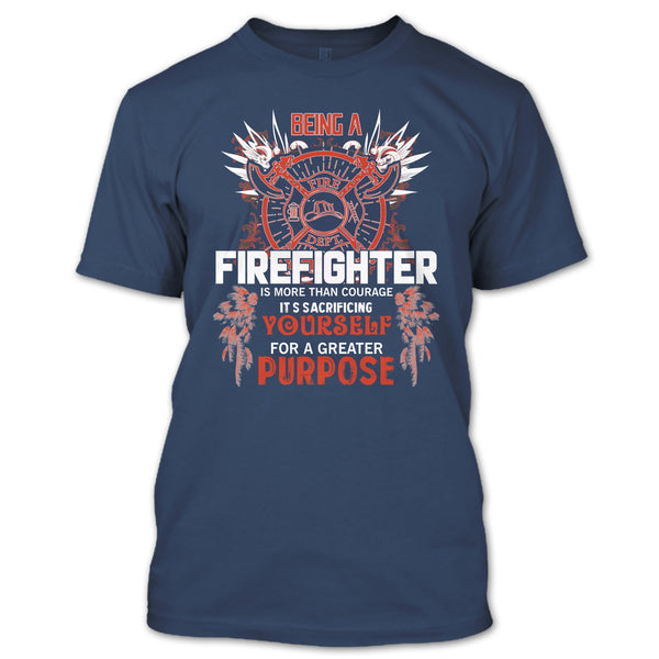 Being A Firefighter T Shirt, Coolest Firefighter T Shirt