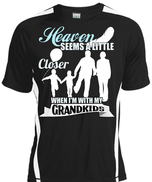 A black t-shirt with the shopify logo