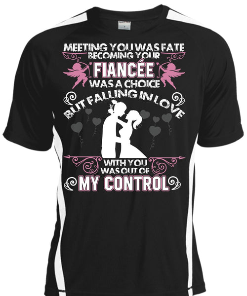 A black t-shirt with the shopify logo