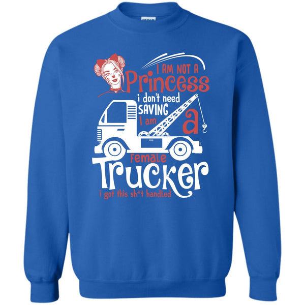 I'm Female Trucker T Shirt, Coolest Trucker Sweatshirt