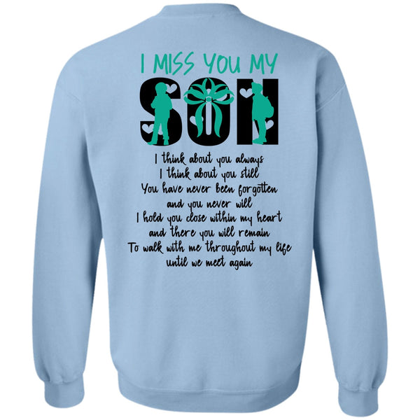 I Love Son T Shirt, I Miss You Son Sweatshirt