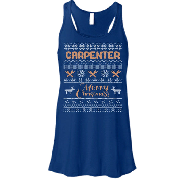 Carpenter Merry Christmas T Shirt, Coolest Carpenter T Shirt, Cool T Shirt