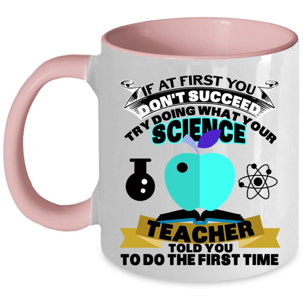 Cool Teacher Coffee Mug, Science Teacher Accent Mug
