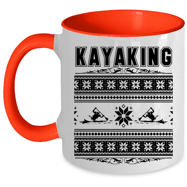 Make An Ugly Christmas Coffee Mug, Kayaking Accent Mug