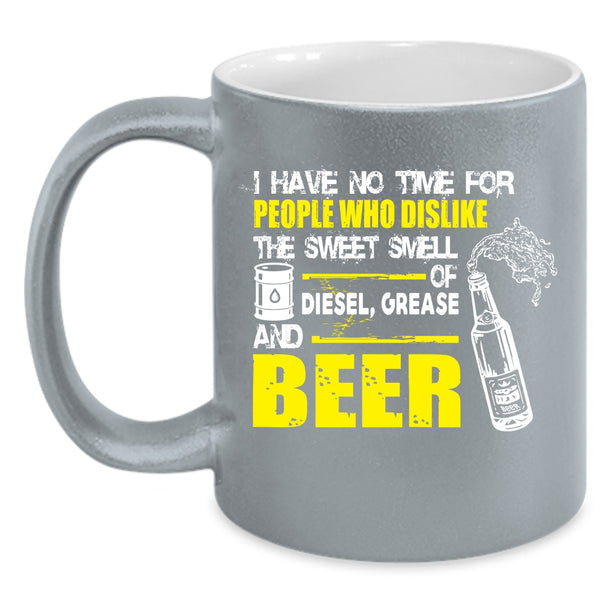 The Sweet Smell Of Beer Coffee Mug, Funny Beer Drinker Coffee Cup