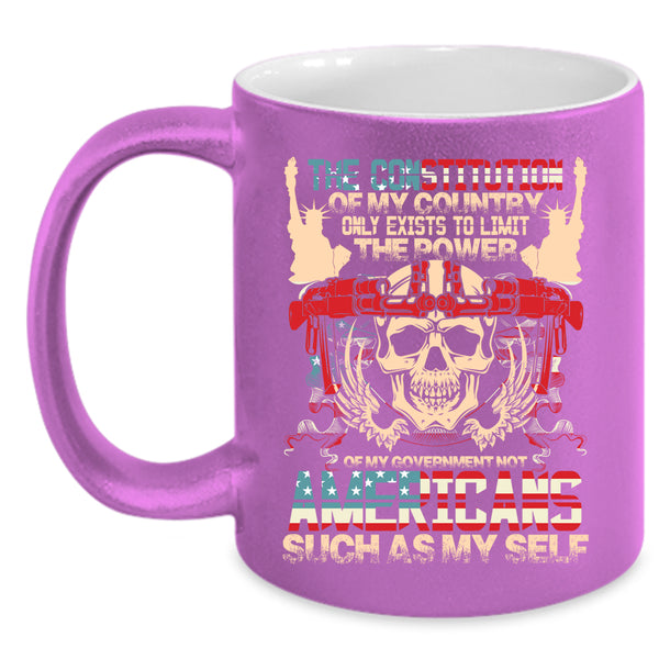 The Constitution Of My Country Coffee Mug, Awesome American Coffee Cup
