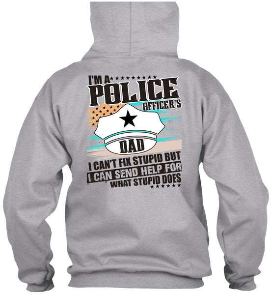 I'm A Police Officer's Dad T Shirt, I Love Police T Shirt