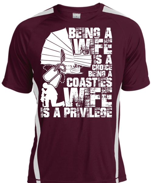 Being A Wife T Shirt, Coasties Wife T Shirt, Cool Shirt