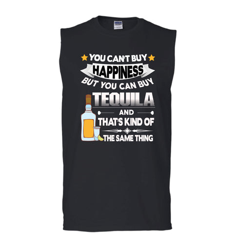 A black t-shirt with the shopify logo
