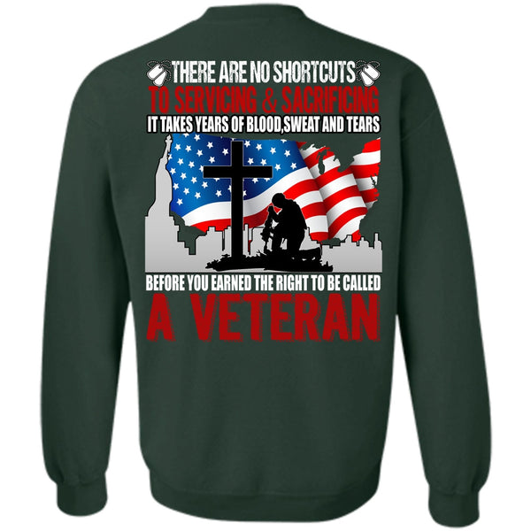 Sweat And Tears T Shirt, I Love Veteran Sweatshirt