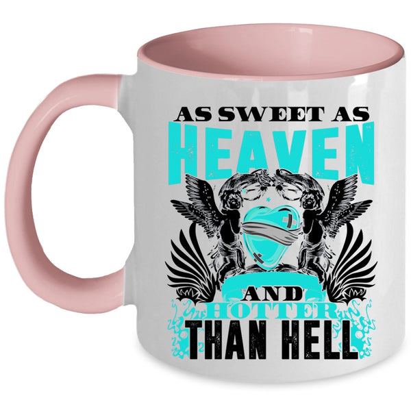 Hotter Than Hell Coffee Mug, As Sweet As Heaven Accent Mug