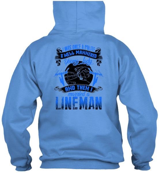 I Married A Lineman T Shirt, I Love Lineman T Shirt