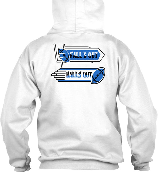 Fall's Out Balls Out T Shirt, I Love Football T Shirt