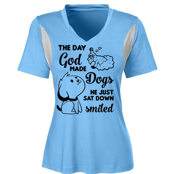 The Day God Made Dogs He Just Sat Down Smiled T Shirt, Favorite T Shirt, I Love Dog T Shirt