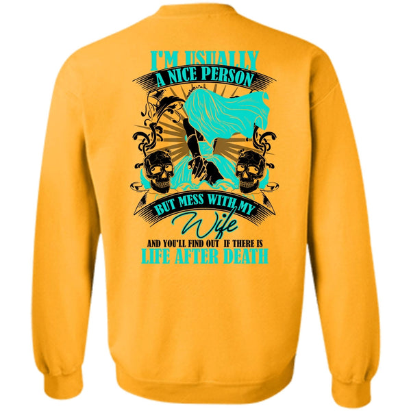 I Love Wife T Shirt, Mess With My Wife Sweatshirt