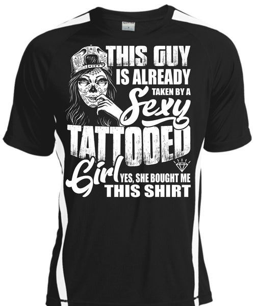 A black t-shirt with the shopify logo