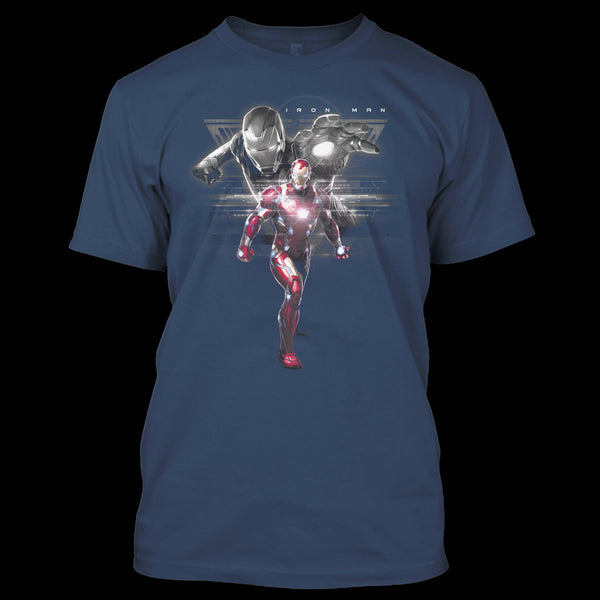 A black t-shirt with the shopify logo