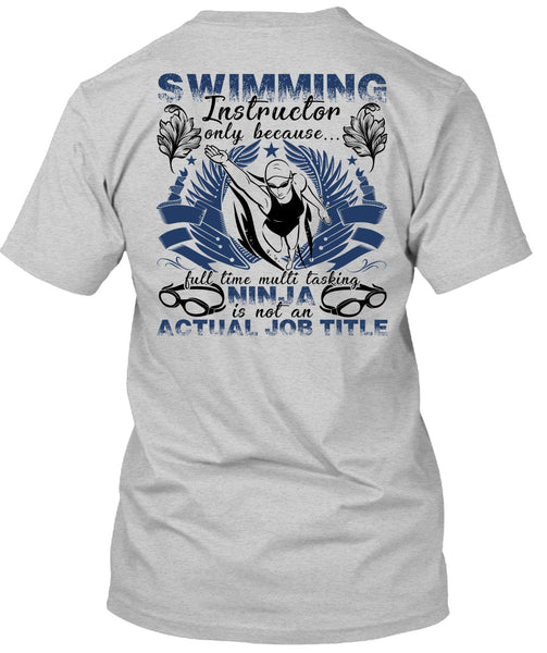 Swimming Instructor T Shirt, I Love Swimming T Shirt