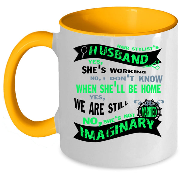 Hair Stylist's Husband Cup, Cool Just Married Mug