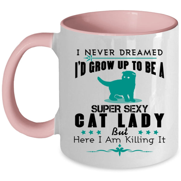 I'd Grow Up To Be A Cat Lady Cup, I Love Cats Mug