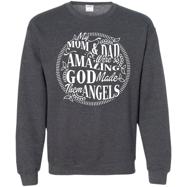 God Made Them Angels T Shirt, Coolest Mom And Dad Sweatshirt