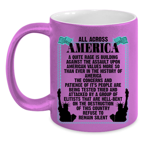 Cool Gift For My Friends Coffee Mug, All Acrross America Accent Mug