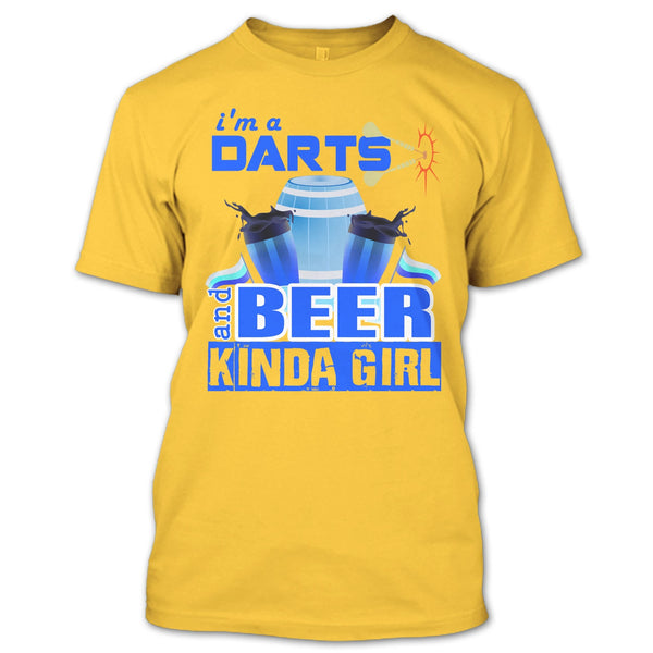 I'm A Darts T Shirt, Coolest Darts Girl T Shirt