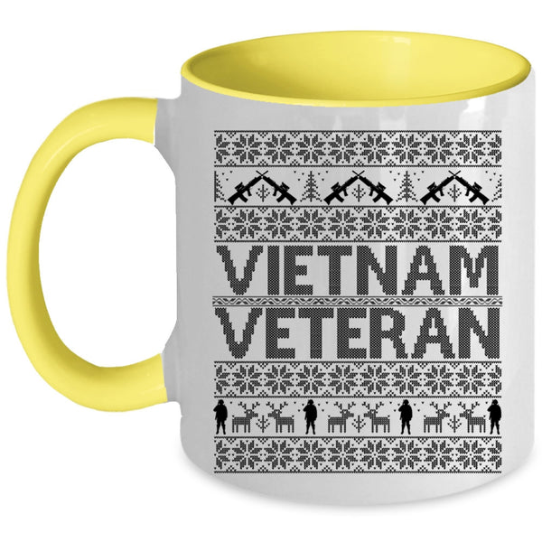 Funny Gift For Veterans Coffee Mug, Vietnam Veteran Accent Mug