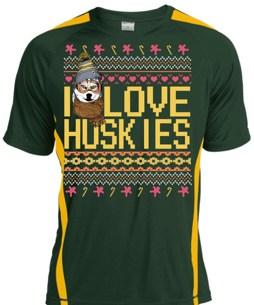 I Love Huskies T Shirt, This Girl Loves Christmas T Shirt, Cool Shirt
