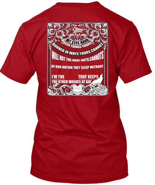 I'm The Wolf T Shirt, Being A Police T Shirt