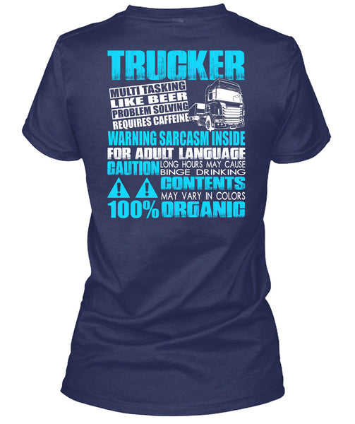 Trucker Multitasking Like Beer T Shirt, I Love Beer T Shirt