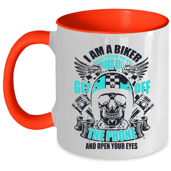 Best Gift For Bikers Coffee Mug, I Am A Biker Accent Mug