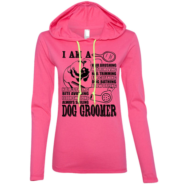 I Am A Hair Brushing T Shirt, I Love Groomer T Shirt, Awesome T-Shirts