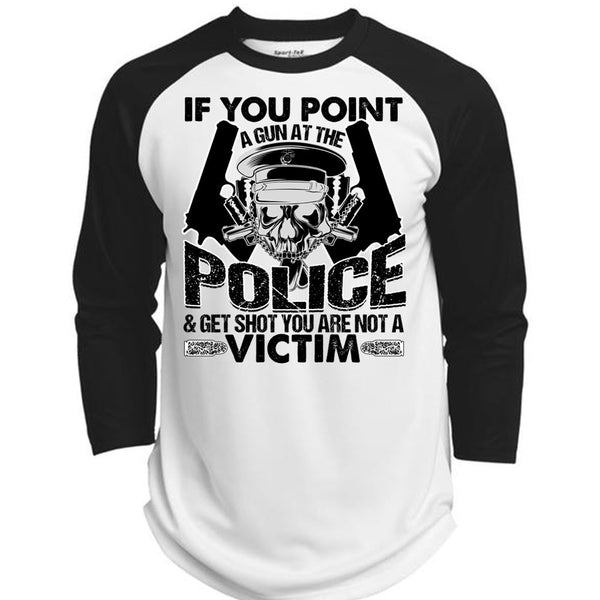 A black t-shirt with the shopify logo