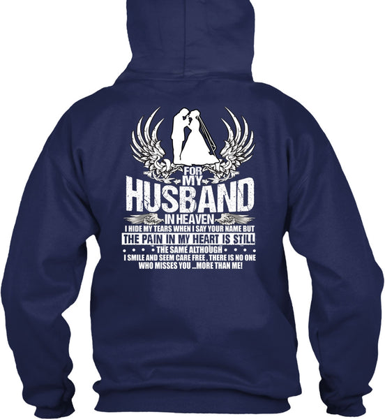 For My Husband In Heaven T Shirt, My Heart T Shirt