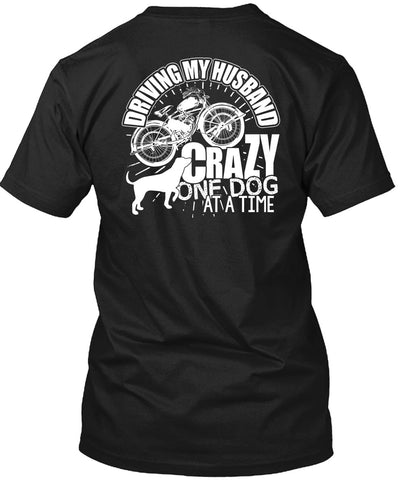 A black t-shirt with the shopify logo