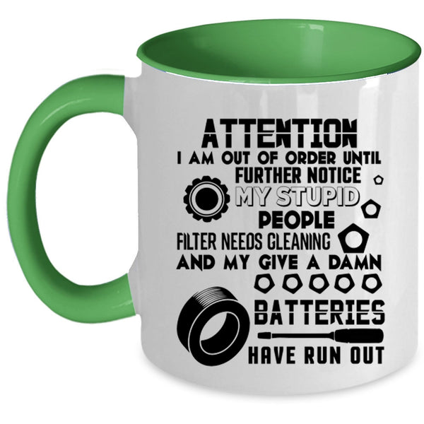 Cute Gift For Mechanics Coffee Mug, Funny Mechanics Accent Mug