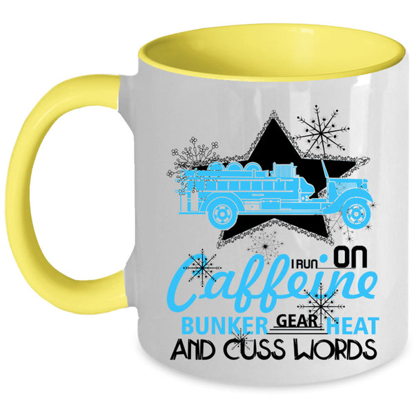 Christmas Gift For Fireman Coffee Mug, Cute Firefighter Accent Mug