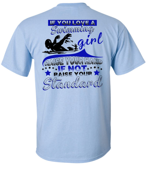 You Love A Swimming Girl T Shirt, I Love Swimming T Shirt