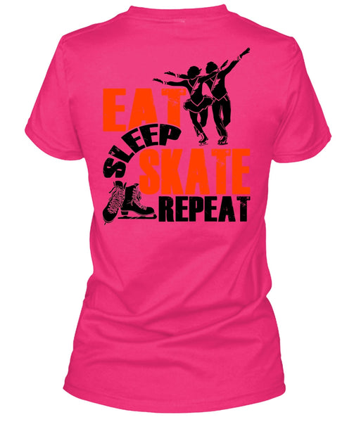 Eat Sleep Skate Repeat T Shirt, My Favorite T Shirt