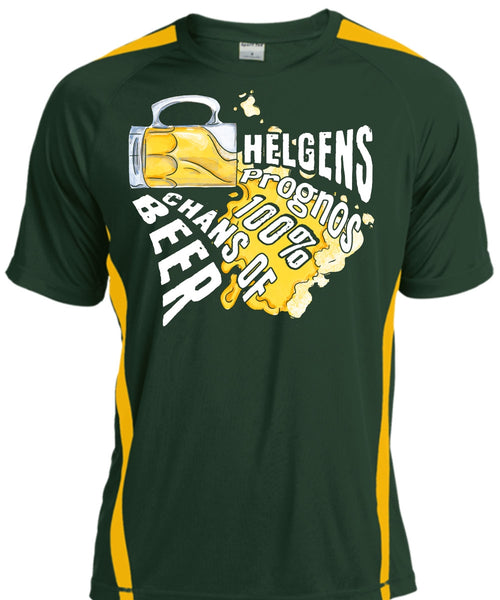 Helgens Prognos 100% Chans Of Beer T Shirt, My Favorite T Shirt, Cool Shirt