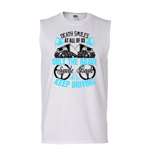 A black t-shirt with the shopify logo