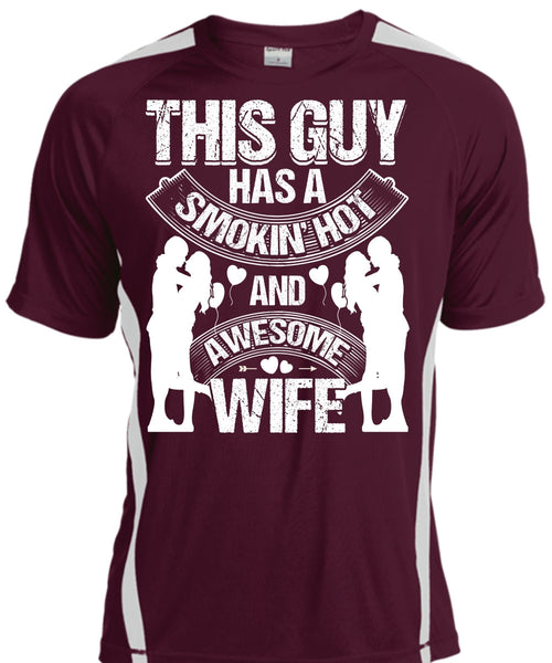 Smoking Hot And Awesome Wife T Shirt, My Family WarmBeing A Husband T Shirt, Cool Shirt
