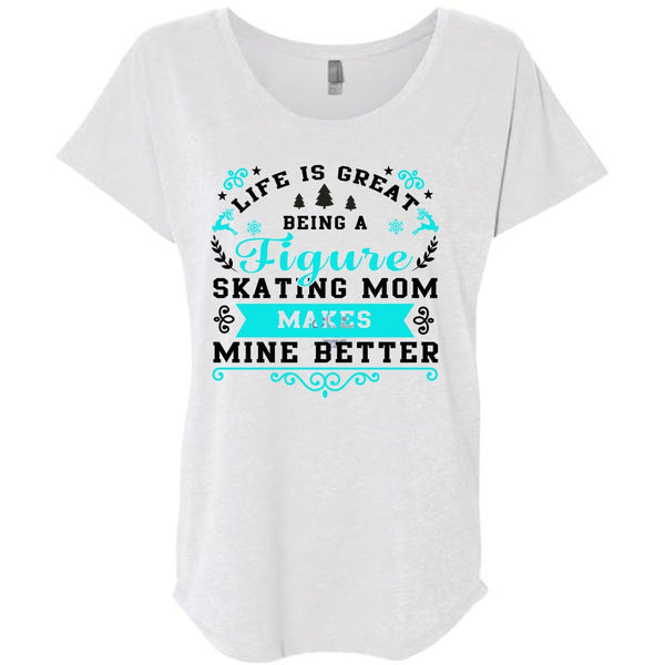 Being A Figure Skating Mom T Shirt, I Love Mom T Shirt, Awesome T-Shirts